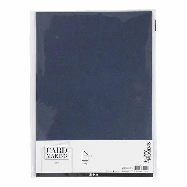 Dagaanbieding Karton Blauw A4 220g, 10st.