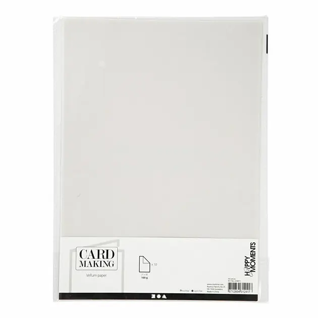 Vellumpapier A4 Off-white, 10 Vellen Nieuw