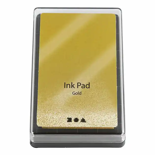 Premium Stempelinkt Goud, 9x6cm
