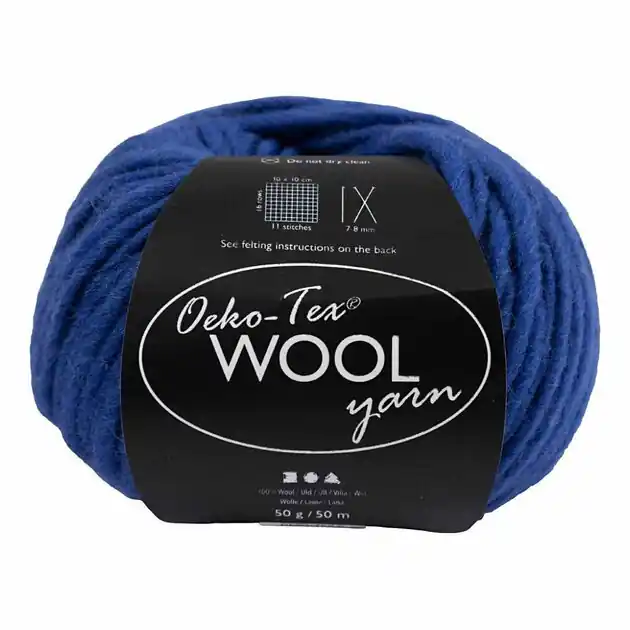 Koop Online Wolgaren Blauw, 50m