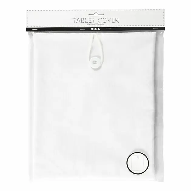 Fabrieksprijs Tablet Hoes Wit, 22x27cm