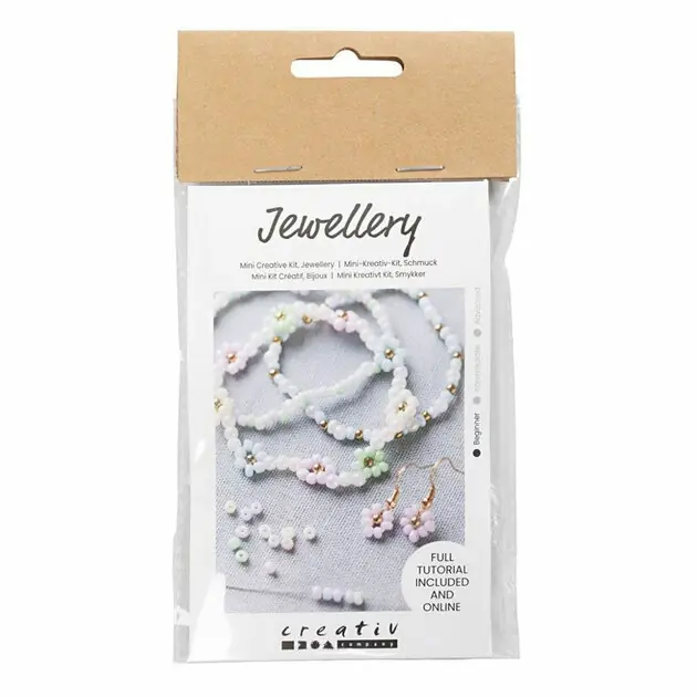 Premium Mini Hobbyset Sieraden Elastische Armband en Oorbel