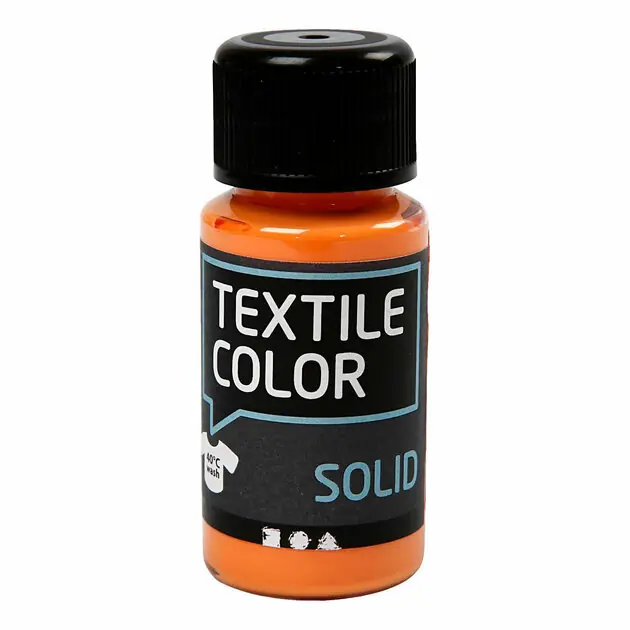 Populair Textile Color Dekkende Textielverf - Oranje, 50ml