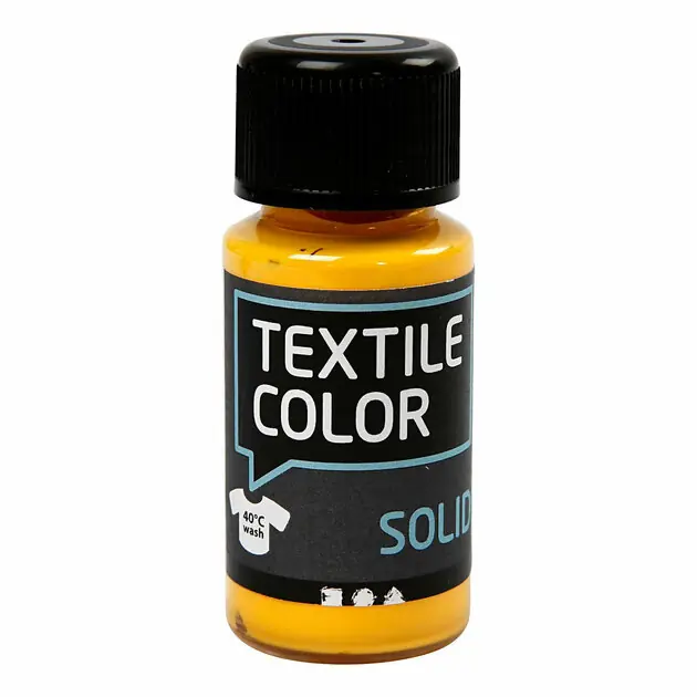 Textile Color Dekkende Textielverf - Geel, 50ml Lage Kosten