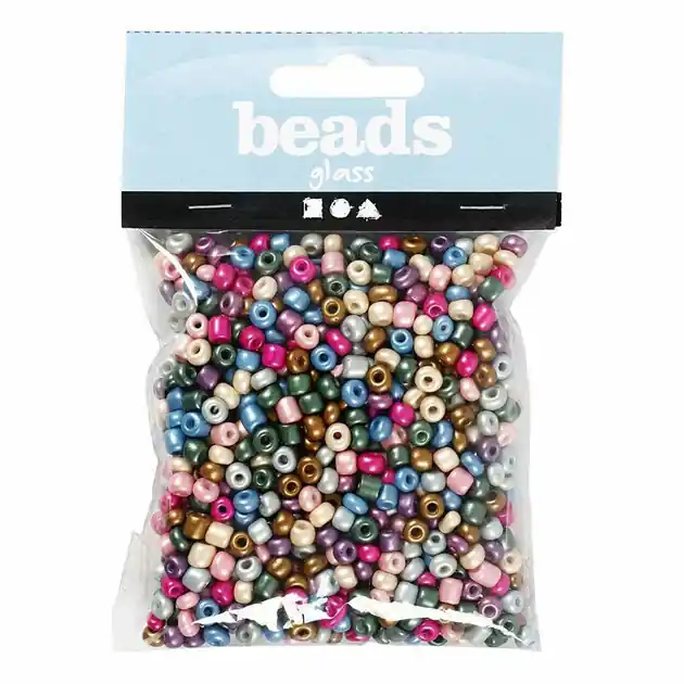 Rocailles Metallic Kleuren, 130 gram Gratis Retour