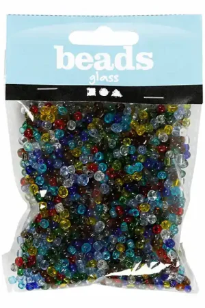 Aanbieding Rocailles Transparant Glas, 130 gram