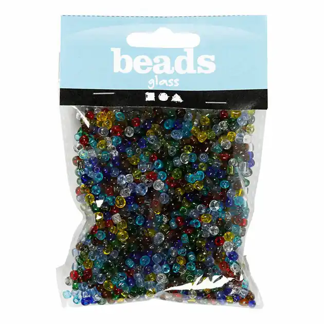 Aanbieding Rocailles Transparant Glas, 130 gram