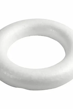 Alleen Vandaag Styropor Ringen met Platte Achterkant, 30cm