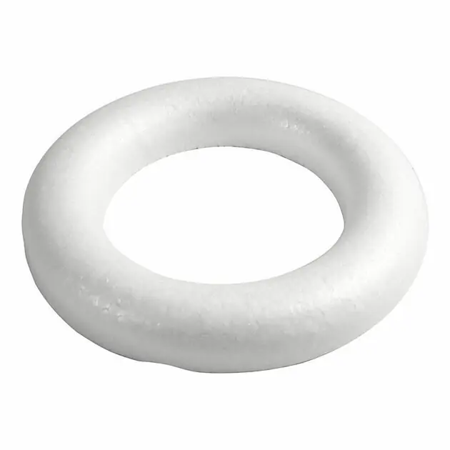 Alleen Vandaag Styropor Ringen met Platte Achterkant, 30cm