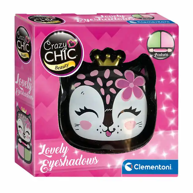 Clementoni Crazy Chic Oogschaduw in Make-up Doosje Panter Tijdelijk Beschikbaar