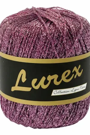 Alleen Vandaag Lurex Glitter Garen Paars, 160m