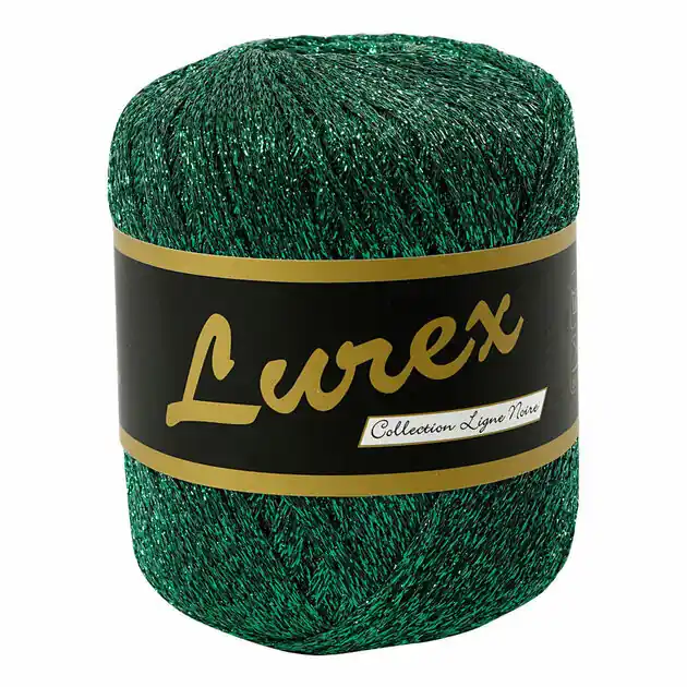 Merkproduct Lurex Glitter Garen Groen, 160m