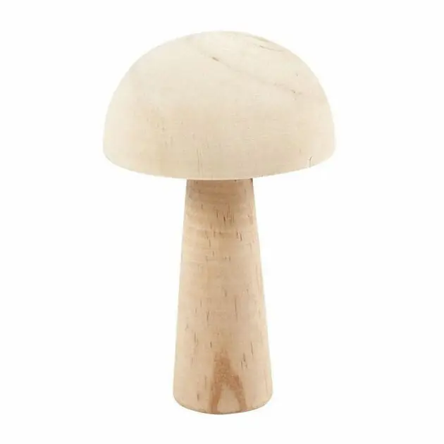 Meest Verkocht Houten Paddenstoel, 14cm