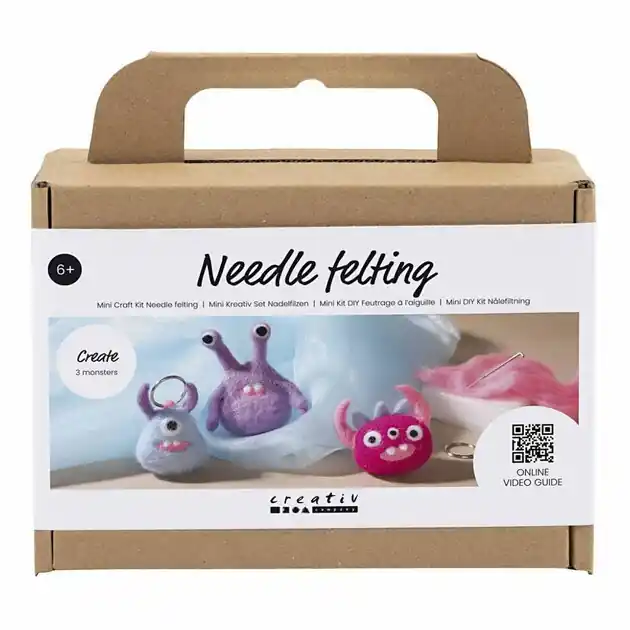 Tijdelijk Beschikbaar Mini Hobbyset Naaldvilten Monster Maken