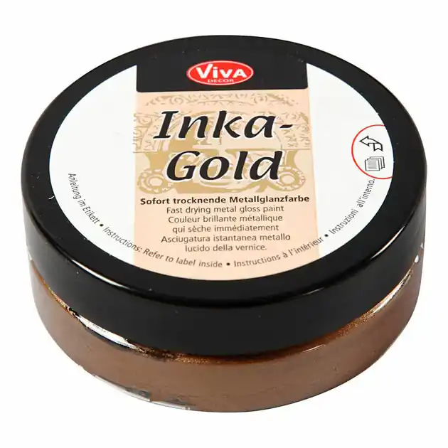 Hete Deal Inka-Gold Glanswax - Brown Gold, 50ml