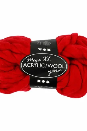 Xl Garen van Acryl Donkerrood, 15m Exclusieve Aanbieding