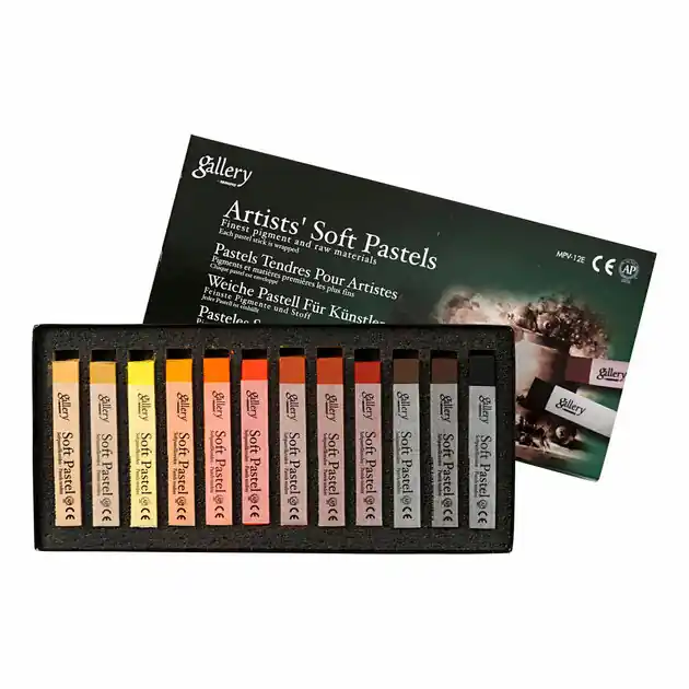 Gallery Soft Pastel Set Bruin Harmonie, 12st. Laatste Versie