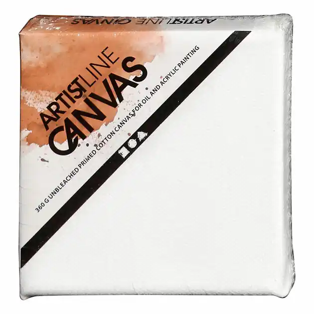 Weekendaanbieding Artistline Canvas 10x10cm, 10st.