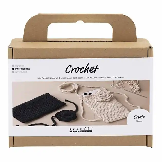 Speciale Aanbieding Mini Hobbyset Haken Tas met Roos