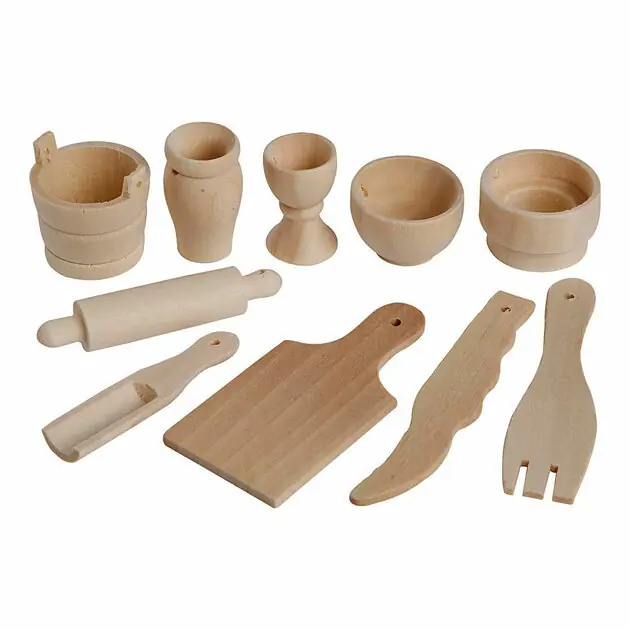 Koop Online Houten Keukengerei, 50dlg.