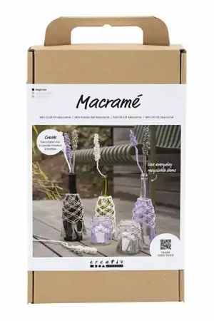 Beperkt Aanbod Hobbyset Macrame Glasdecoratie