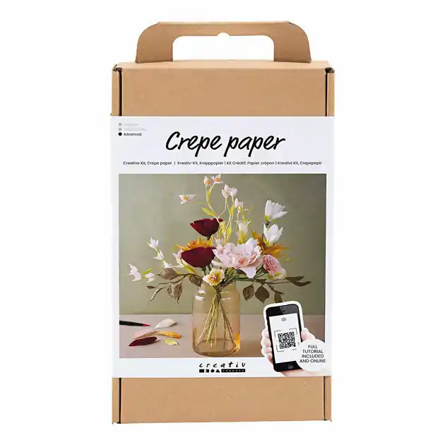 Superprijs Hobbyset Crepepapier Bloemen Boeket