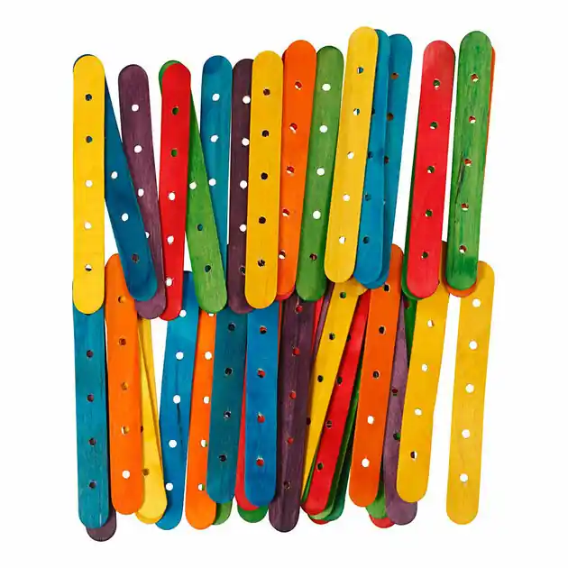 Korting Houten Constructiestokjes Kleur, 500st.