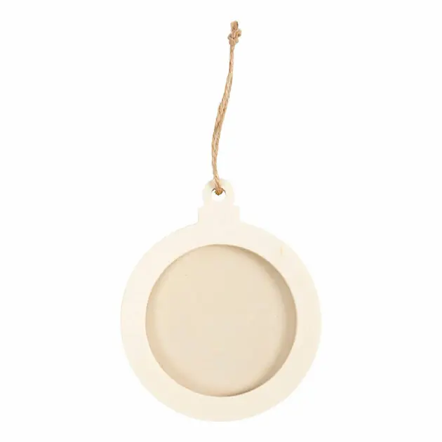 Must-Have Houten Ronde Lijst Hanger 8cm, 24st.