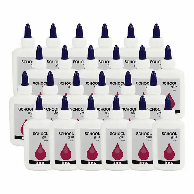 Finale Uitverkoop Schoollijm 24x100ml