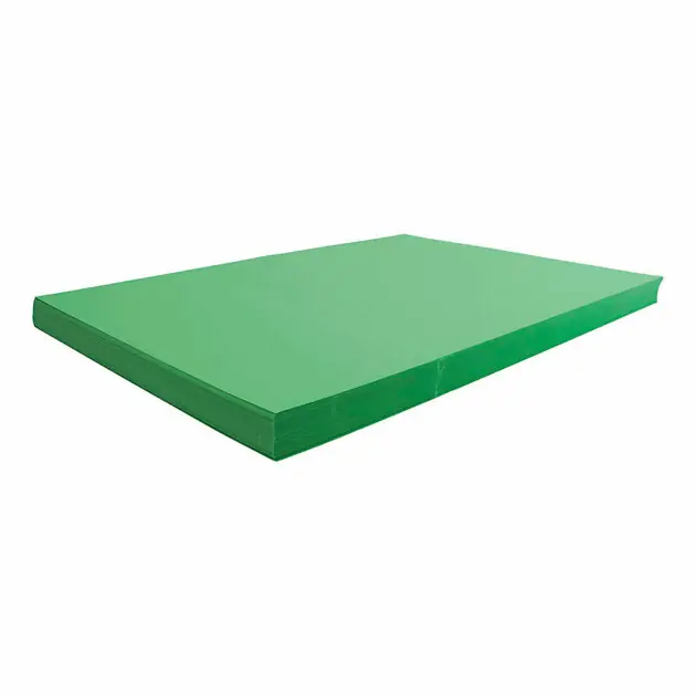 Gekleurd Karton Gras Groen 270gr, 100 Vellen Aanbieding
