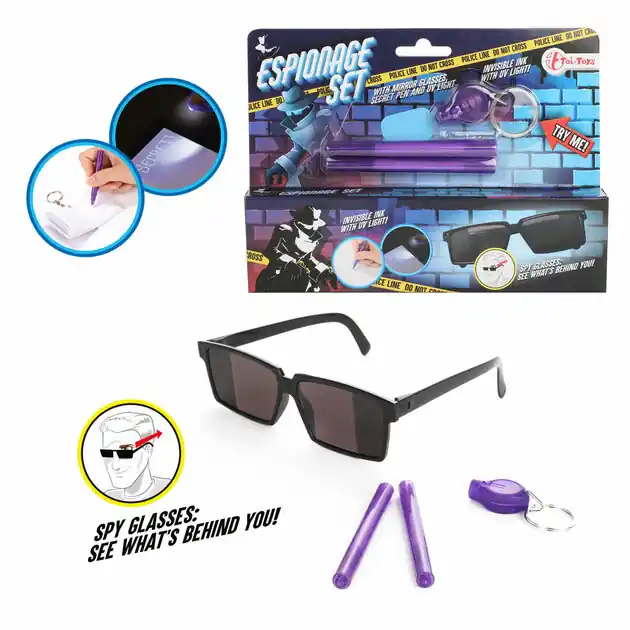 Spionageset, 4dlg. Dagaanbieding