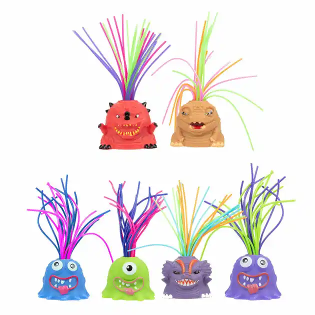Direct Beschikbaar Fun Monster Met Trekbare Haren Met Geluid