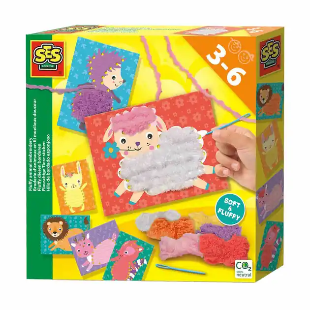 Hoge Kwaliteit SES Fluffy Dieren Borduren
