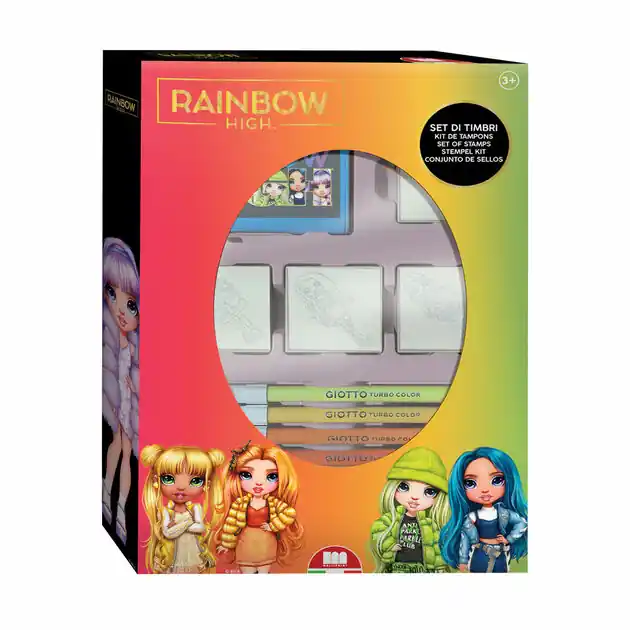 Rainbow High Stempelset met 4 Stempels Gratis Retour