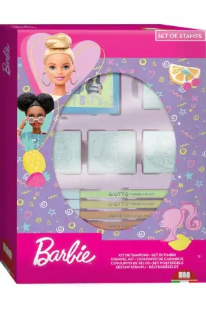 Barbie Stempelset met 4 Stempels Beperkt Aanbod