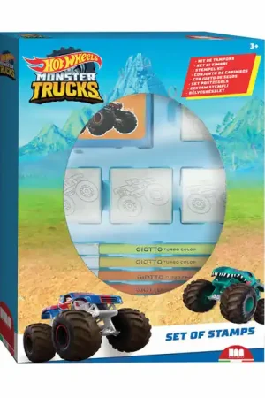 Beperkte Voorraad Hot Wheels Stempelset met 4 Stempels