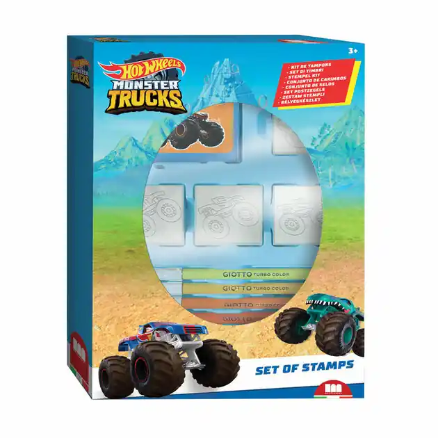 Beperkte Voorraad Hot Wheels Stempelset met 4 Stempels