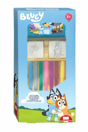 Bluey Stempelset met Viltstiften Finale Uitverkoop