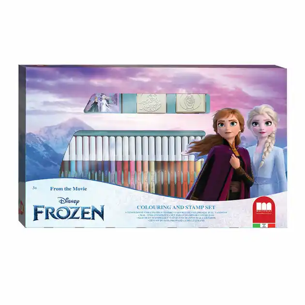 Frozen Kleurset met Stempels, 41dlg. Aanbieding