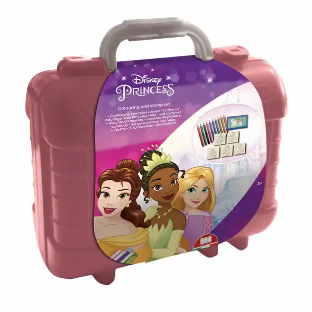 Disney Princess Reis Stempel- en Kleurkoffer Flitsaanbieding