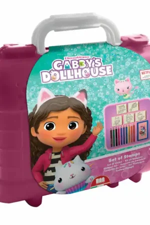 Uitverkoop Gabby's Poppenhuis Reis Stempel- en Kleurkoffer