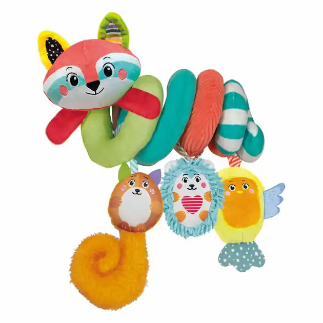 Beste Prijs Clementoni Baby Stoffen Kinderwagenspiraal Wasbeer