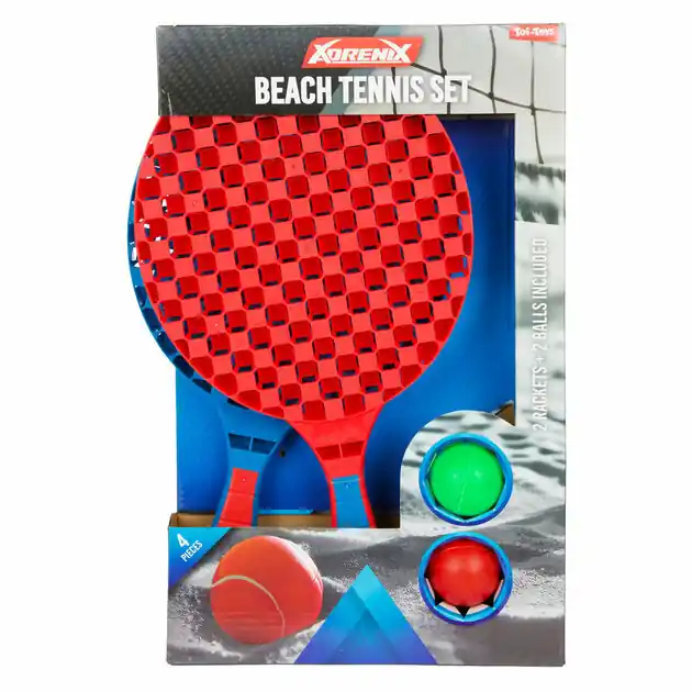 Adrenix Strand Tennisset, 4dlg. Uitverkoop