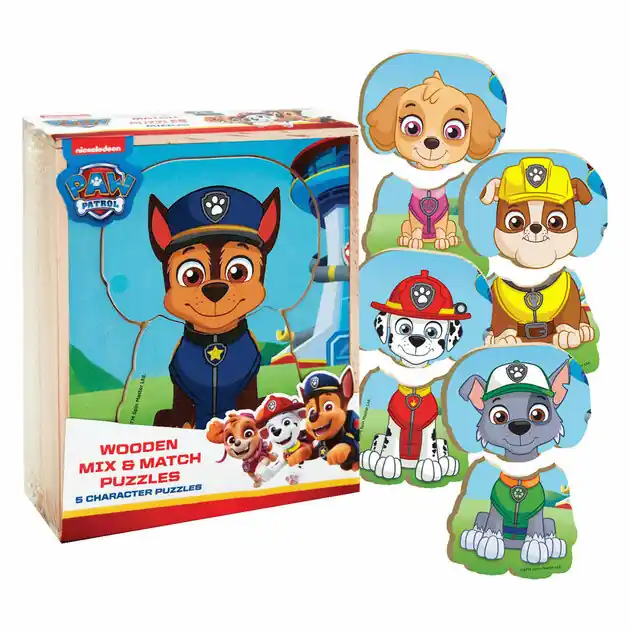 PAW Patrol Houten Mix & Match Puzzel Betaalbaar