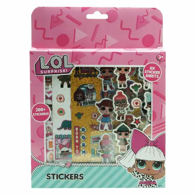 L.O.L. Stickerset, 200st. Gratis Retour