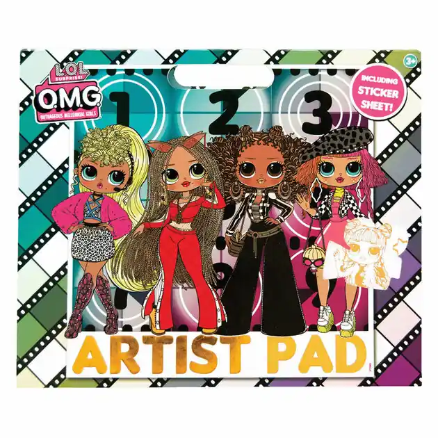 L.O.L. Artist Pad Kleurboek met Stickervel Koop Vandaag