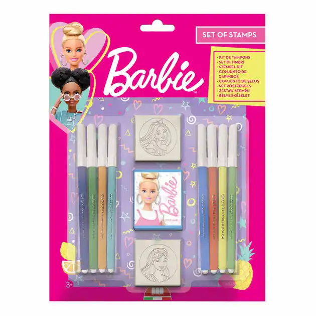 Laatste Versie Barbie Stempelset, 11dlg.