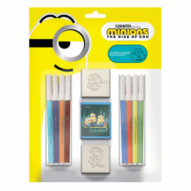 Direct Verzonden Minions Stempelset, 11dlg.