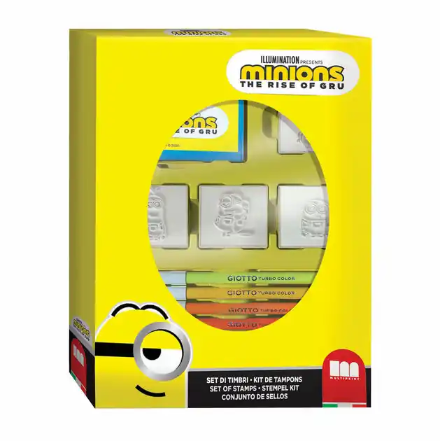 Minions Stempelset met 4 Stempels Direct Beschikbaar