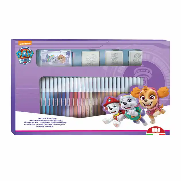 Bestseller PAW Patrol Skye Kleurset met Stempels, 41dlg.